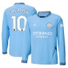 Maglia da Calcio a Maniche Lunghe Manchester City Grealish 10 Casa 2024-25 per Uomo